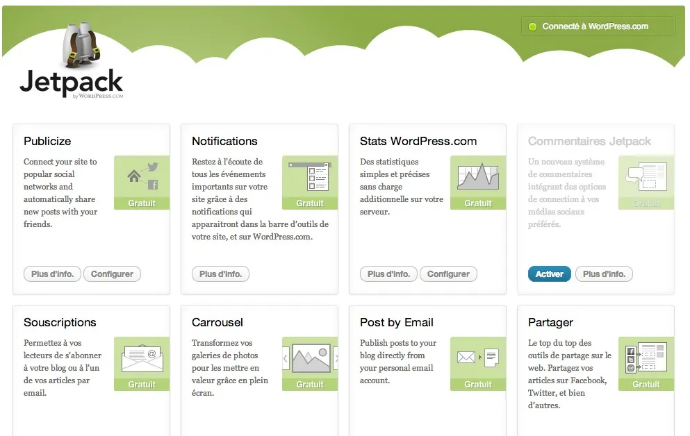 Wordpress améliore son Jetpack et c'est vraiment bien! — photo 1