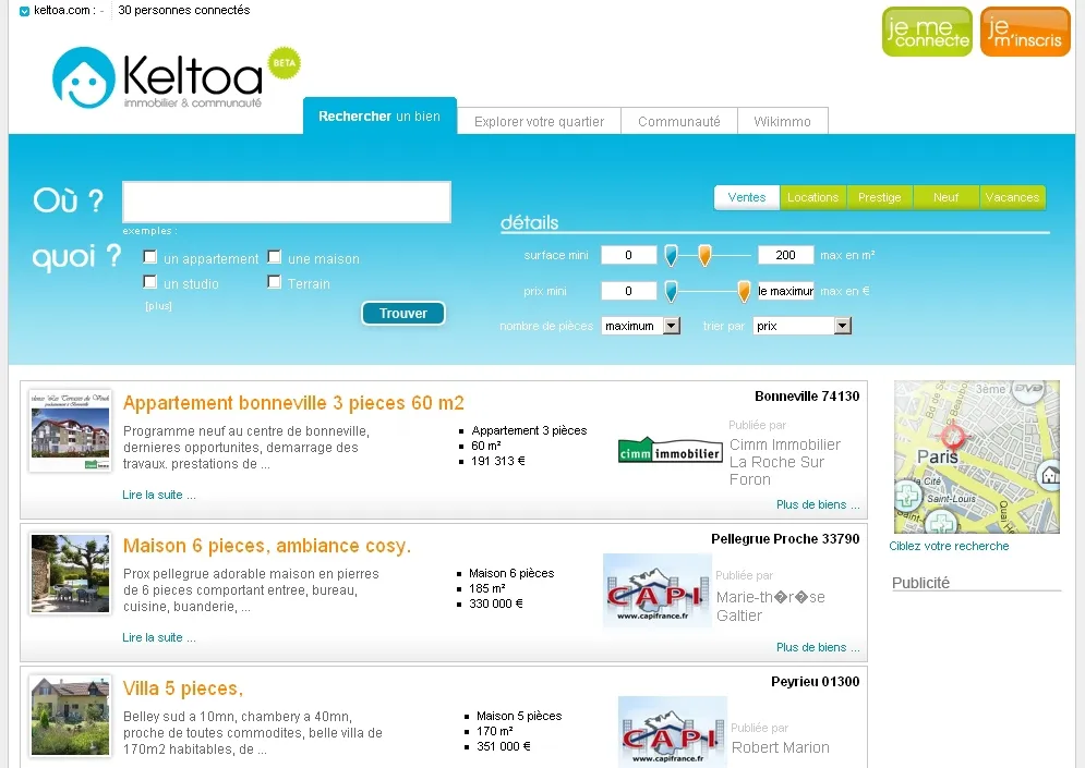 Keltoa, nouvelle communauté autour de l'immobilier — photo 1