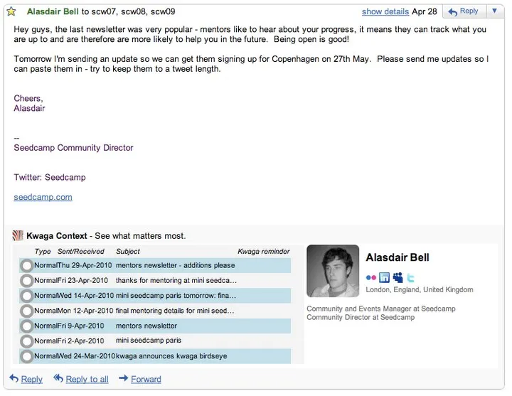 kwaga-context-3 Kwaga Context, de l'information contextuelle dans votre email — photo 1