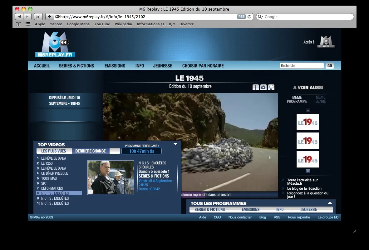 Les émissions qui vont prochainement sortir de M6replay