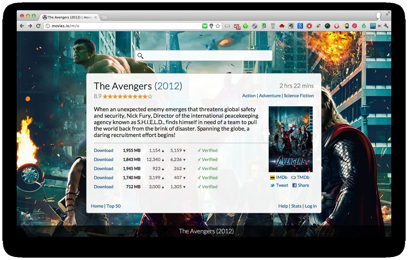 movies.io-2 Movies.io un moteur de recherche de torrents élégant — photo 2