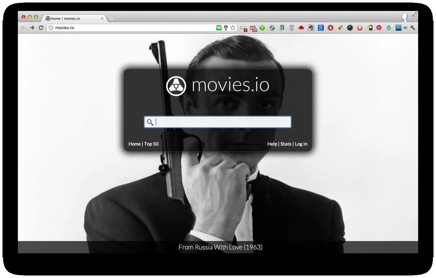 Movies.io un moteur de recherche de torrents élégant — photo 1