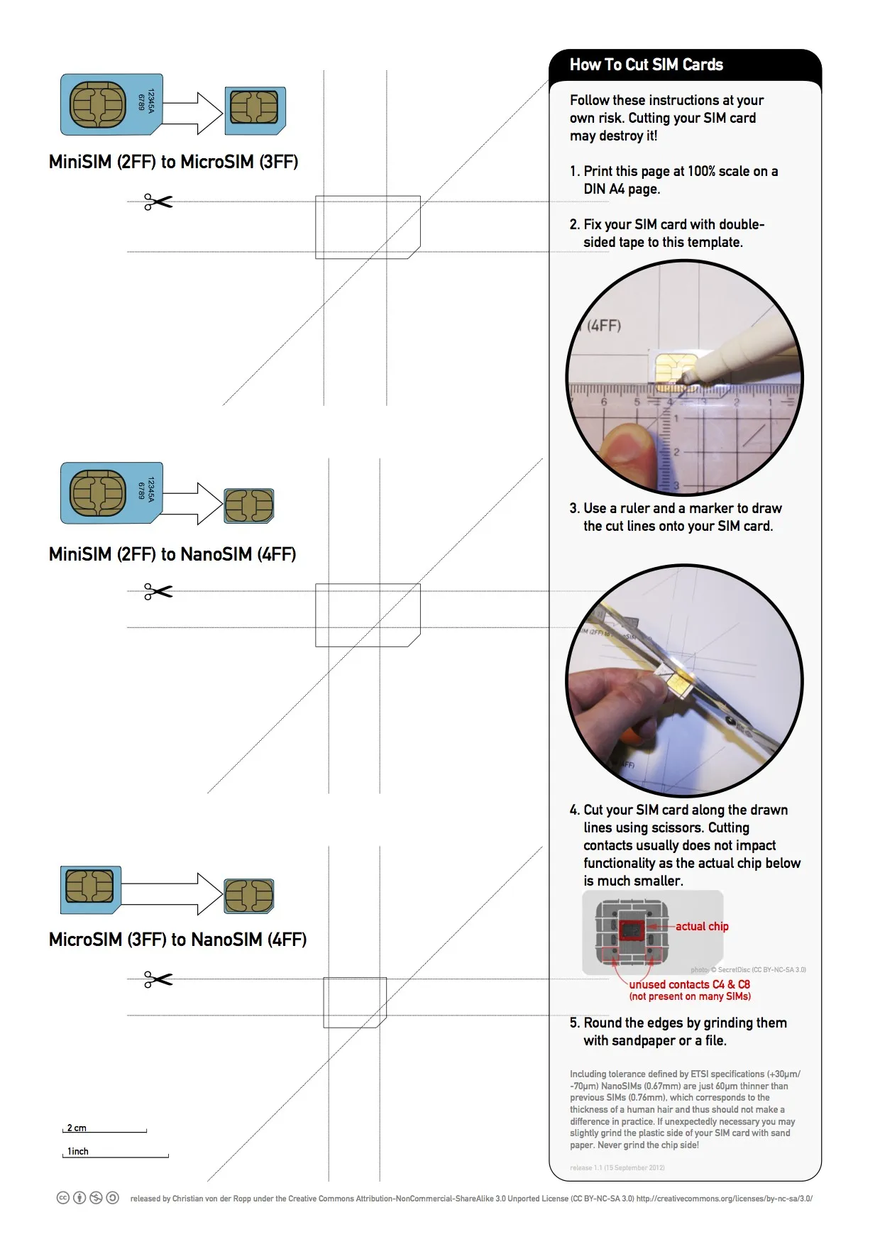 nanosim Transformer sa carte SIM en NanoSIM — photo 1