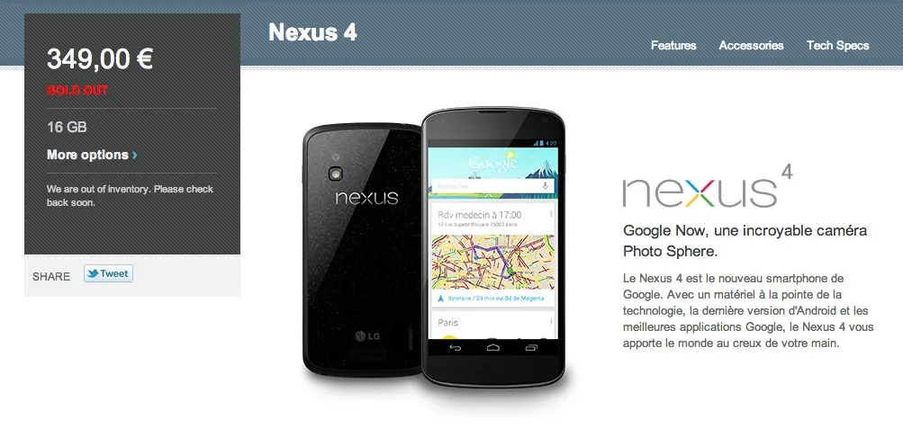 Nexus 4 et 10 une rupture de stock calculée? — photo 1