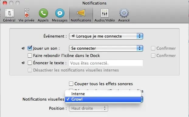 Désactiver les notifications sur Skype pour mac — photo 1