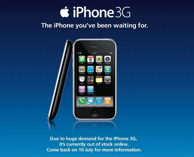 Iphone 3G, le site d'O2 a déjà été dévalisé — photo 1