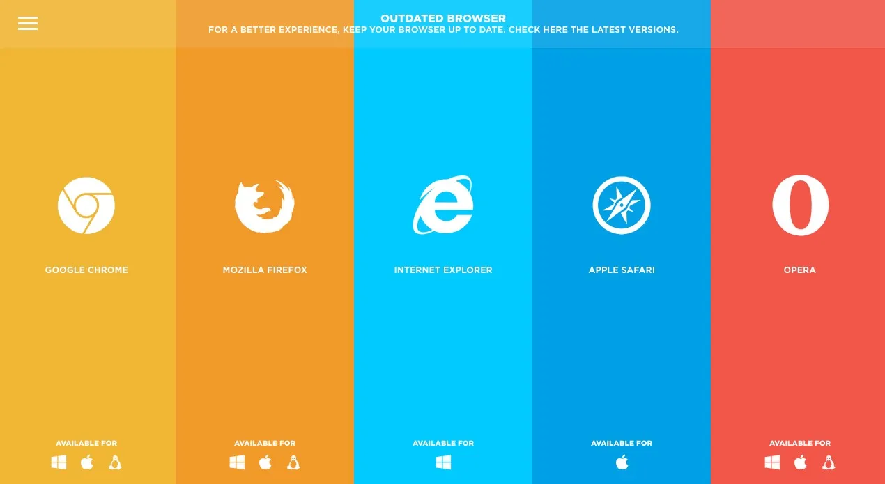 Proposer à vos visiteurs de mettre à jour leurs navigateurs internet — photo 1