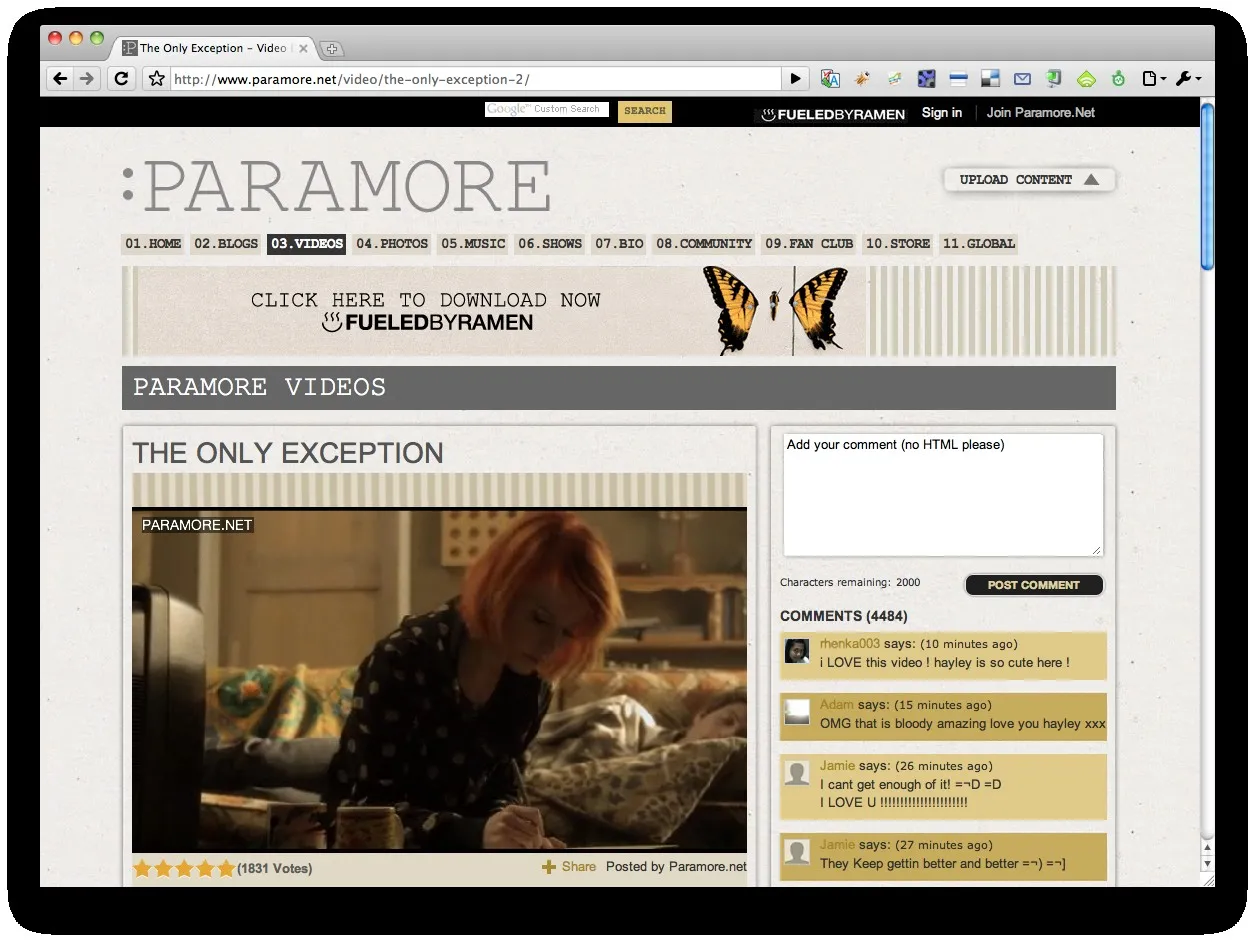 paramore-twitter Etude de cas : Paramore et Twitter — photo 2
