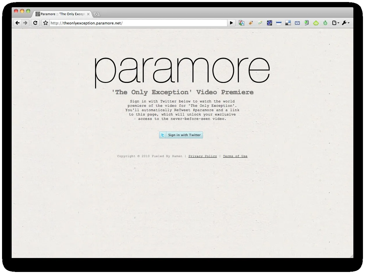 Etude de cas : Paramore et Twitter — photo 1