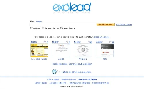 exalead home
