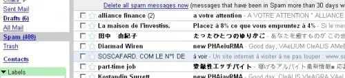 gmail spam