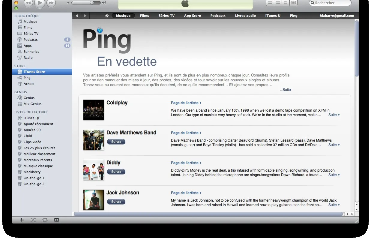 ping-9 Ping, Apple se lançe dans les réseaux sociaux. — photo 7