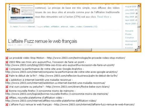 faire un flux rss