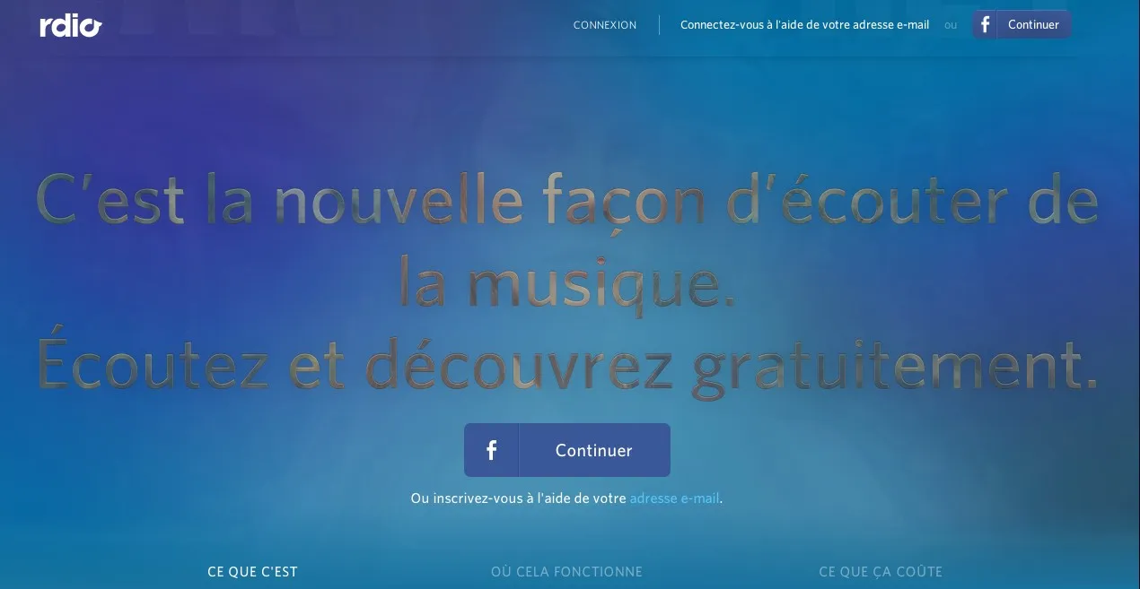 Face à la concurrence Rdio passe sur un modèle gratuit — photo 1