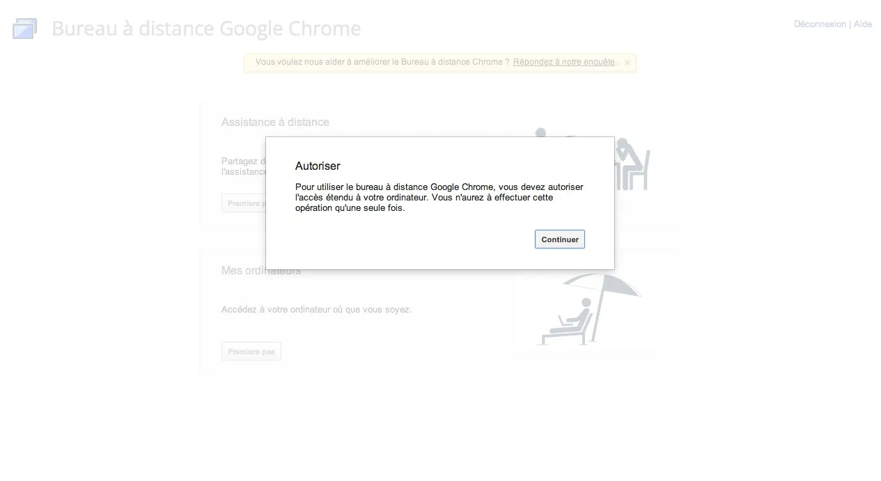 Chrome Remote Desktop pour accéder au contenu de votre ordinateur depuis votre tablette ou smartphone — photo 1