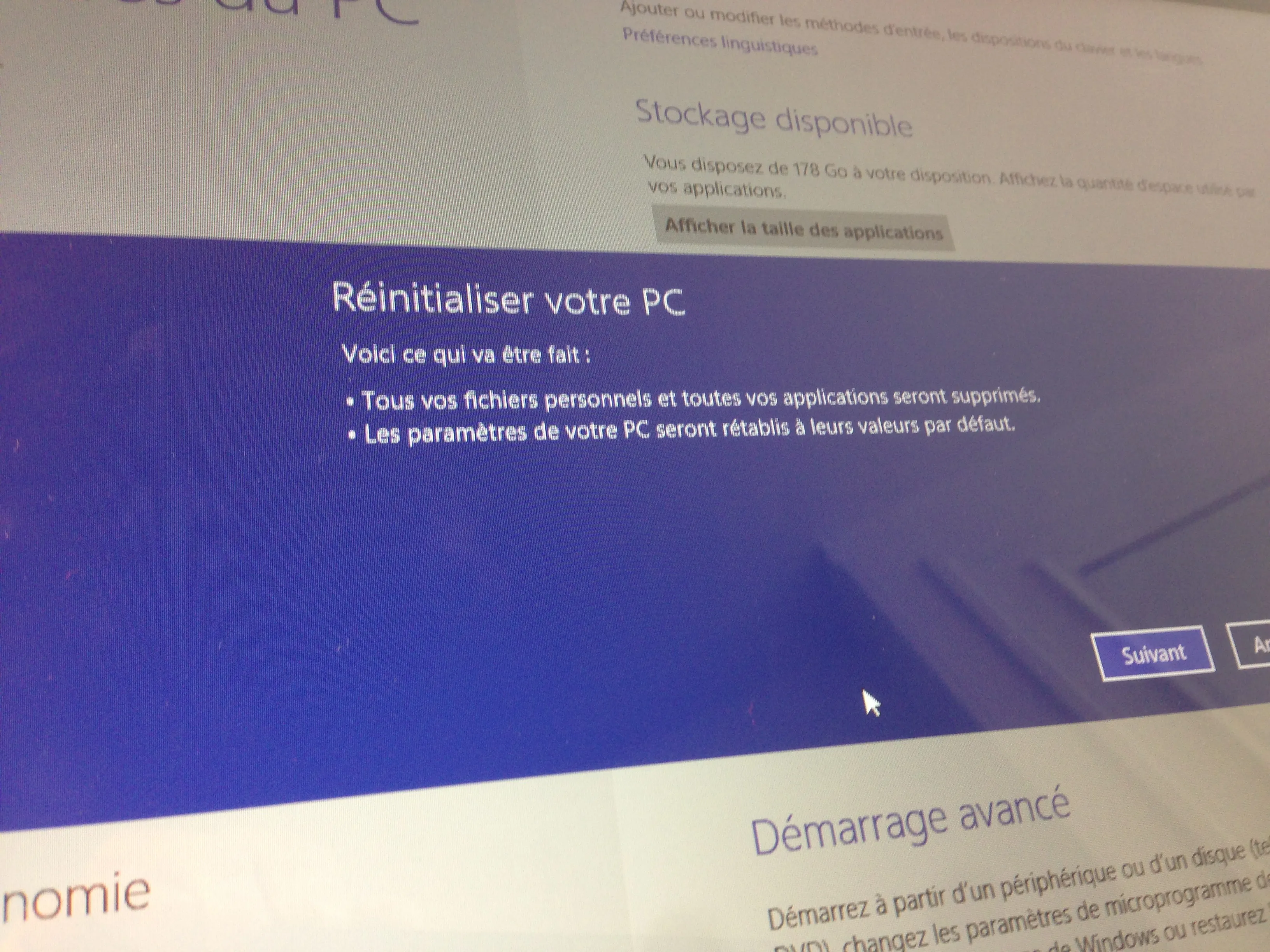Revenir aux réglages par défaut sous Windows 8 — photo 4