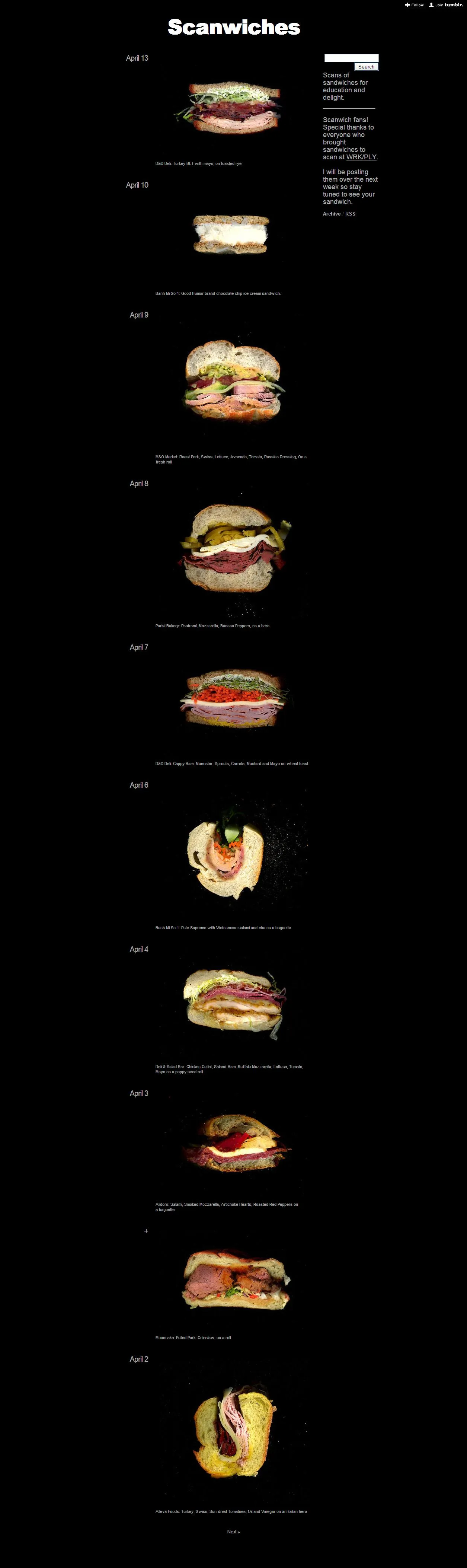 scan-sandwich Une belle collection de sandwiches