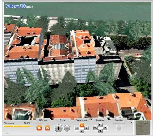 villes en 3D pagesjaunes