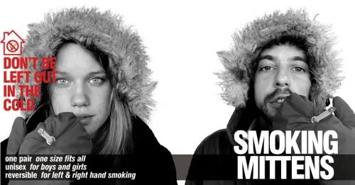 mouffle pour fumeurs
