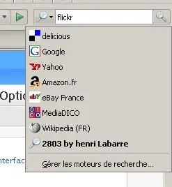 moteur de recherche firefox