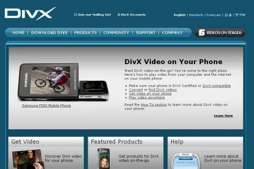 divx mobile