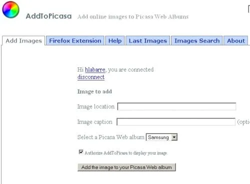 addtopicasa picasa
