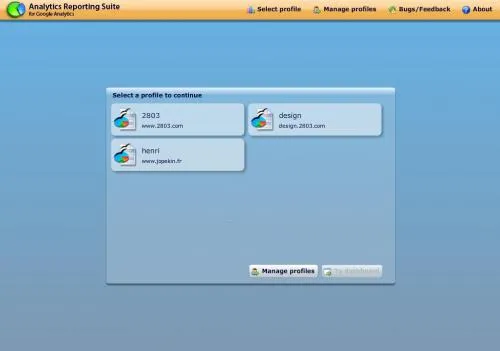 analytics reporting suite