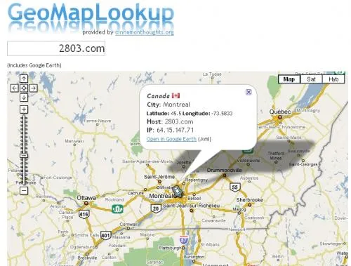2803 iweb localiser ip