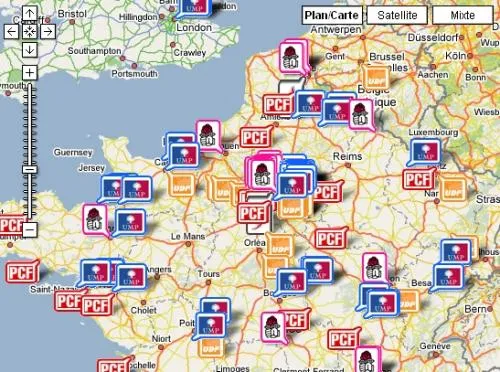 cartographie politique
