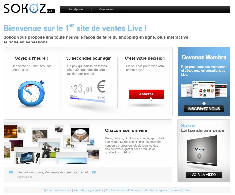 sokoz Homepage de Sokoz