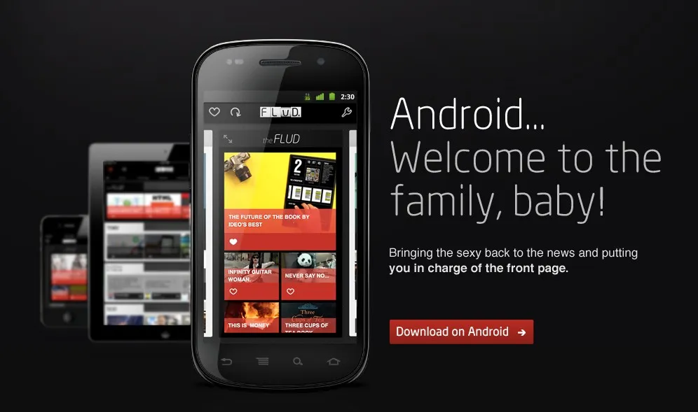 The Flud le Flipboard pour smartphone débarque sur Android — photo 1