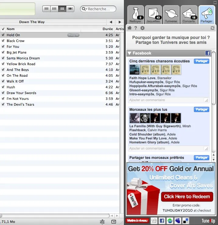 tuneup Nettoyer proprement votre bibliothèque itunes avec TuneUp — photo 1