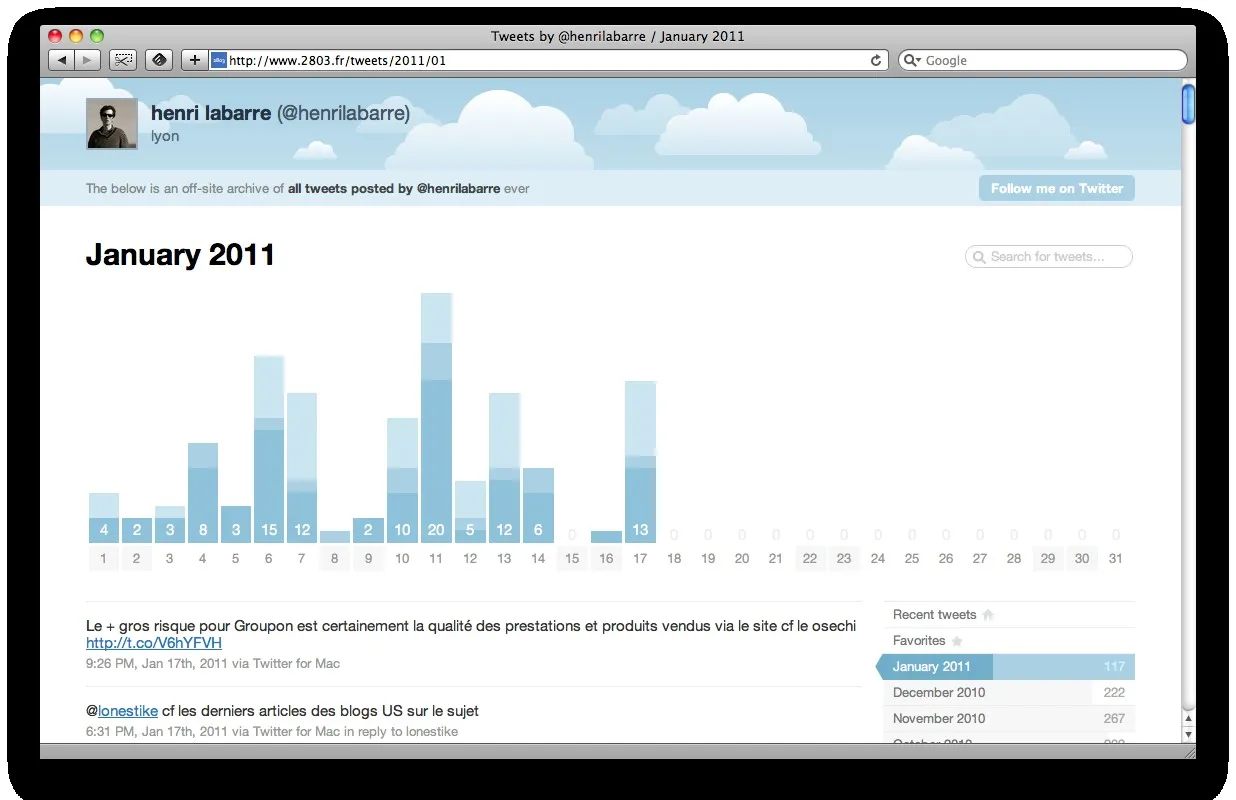 tweet-nest-3 Sauvegarder et archiver son compte Twitter — photo 3