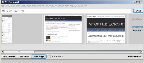 websnapshot
