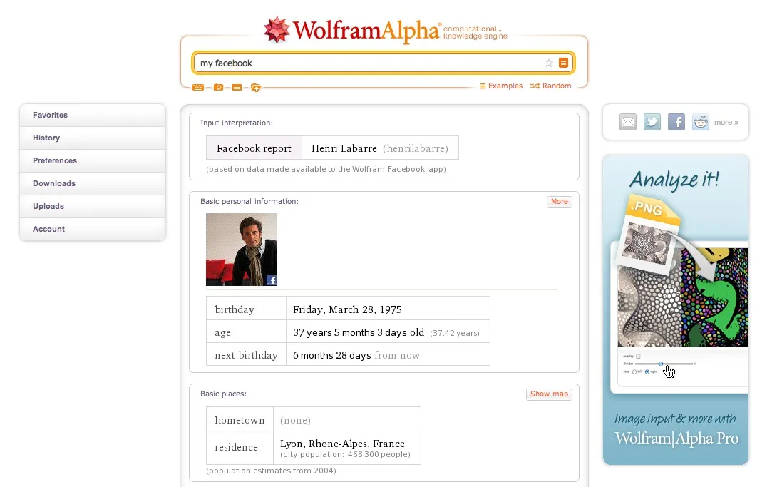 wolfram-facebook-2 Wolfram Alpha analyse votre compte facebook — photo 2