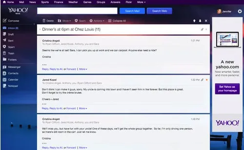 Nouvelle version de Yahoo Mail avec 1TB d'espace — photo 2