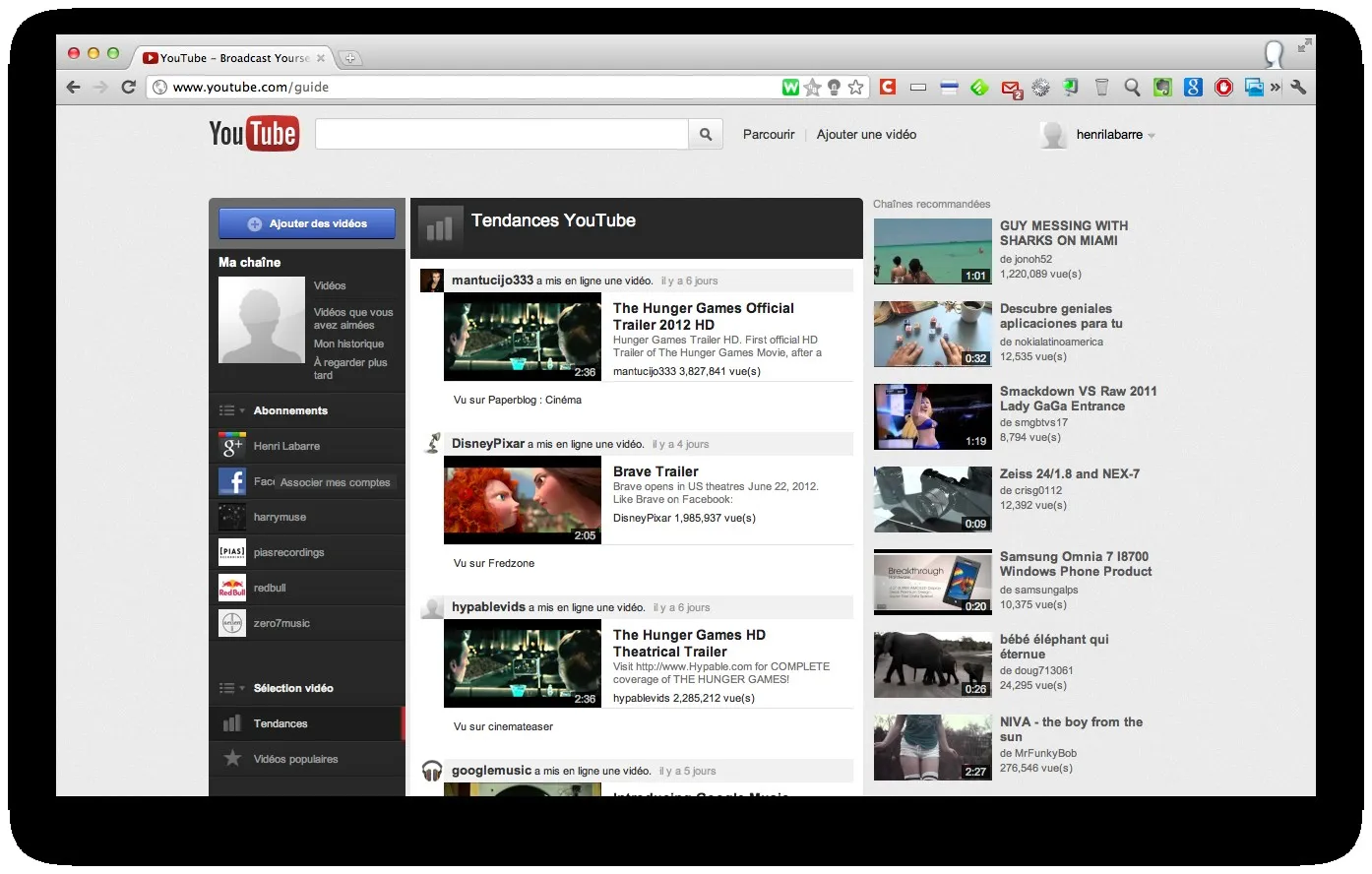 youtube-homepage-3 Nouveau design pour Youtube, voici comme l'activer — photo 3