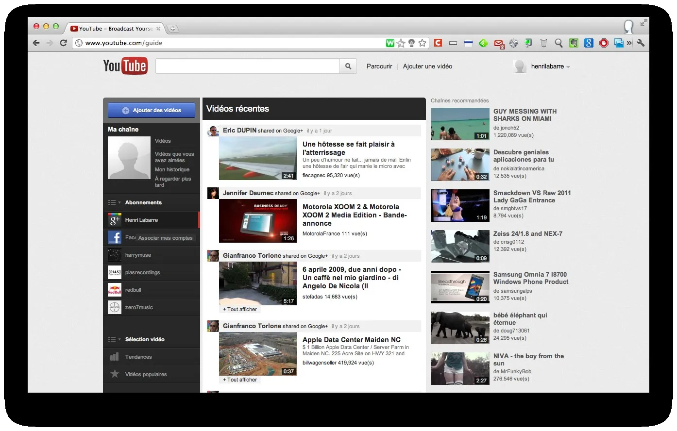 youtube-homepage-4 Nouveau design pour Youtube, voici comme l'activer — photo 4